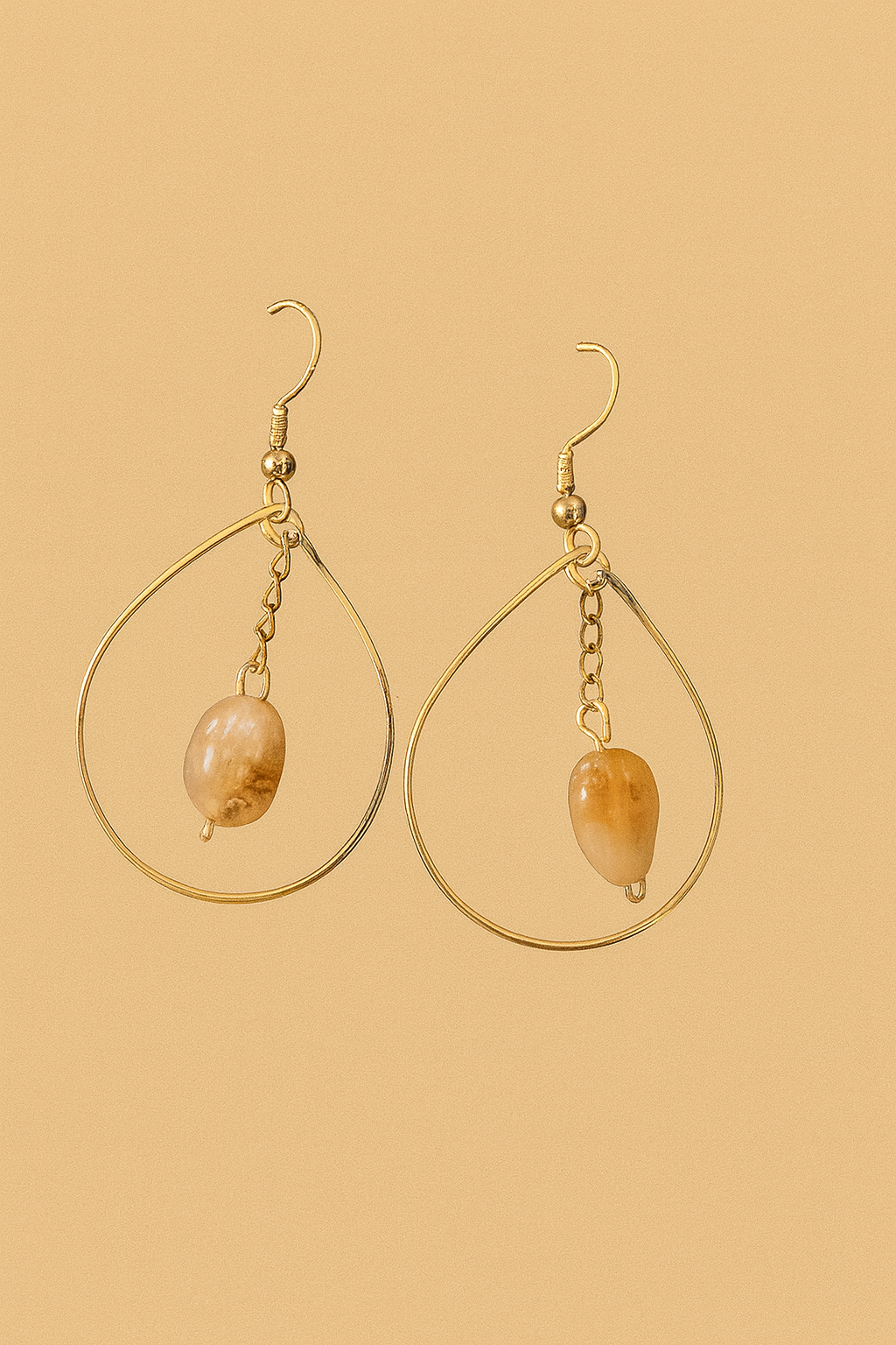 Golden Dawn Teardrop Earrings