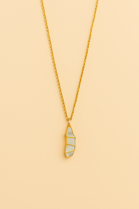 Golden Aura Crystal Necklace