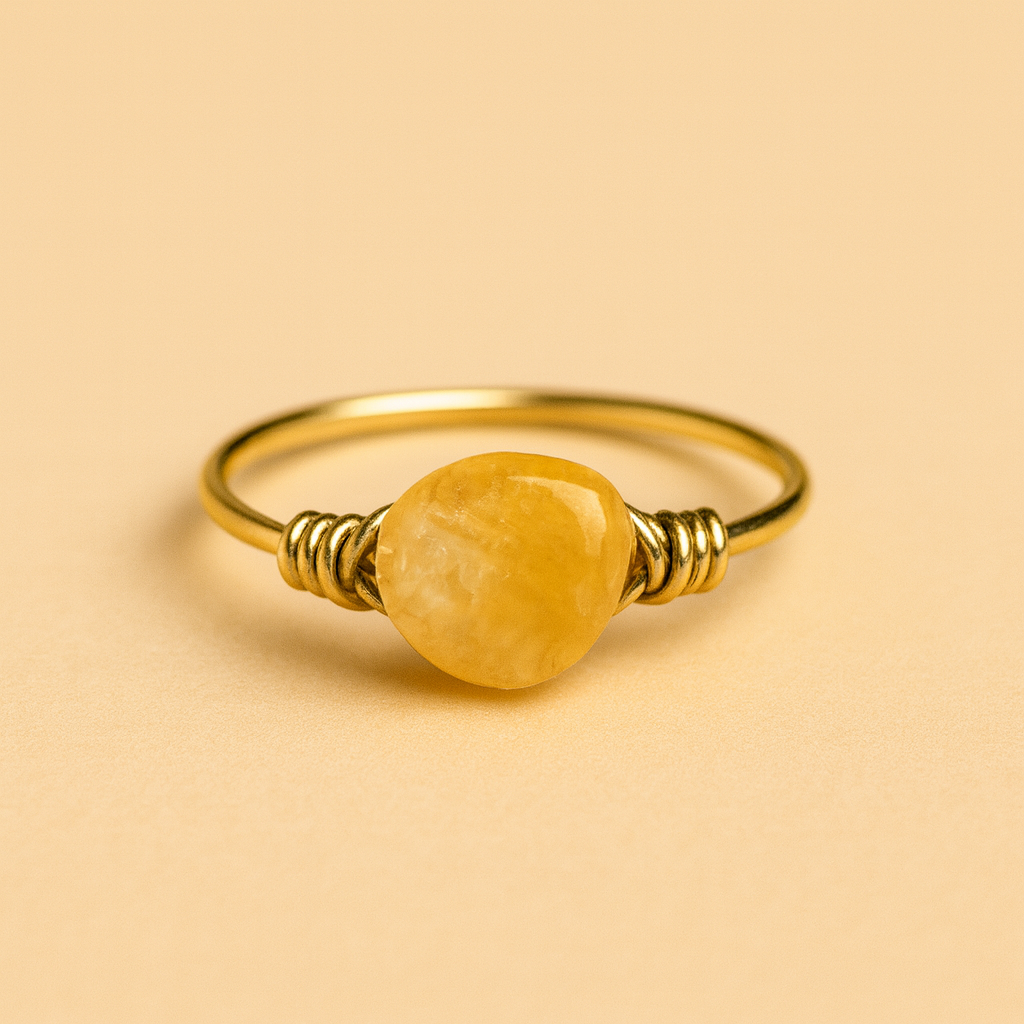 Golden Citrine Glow Ring