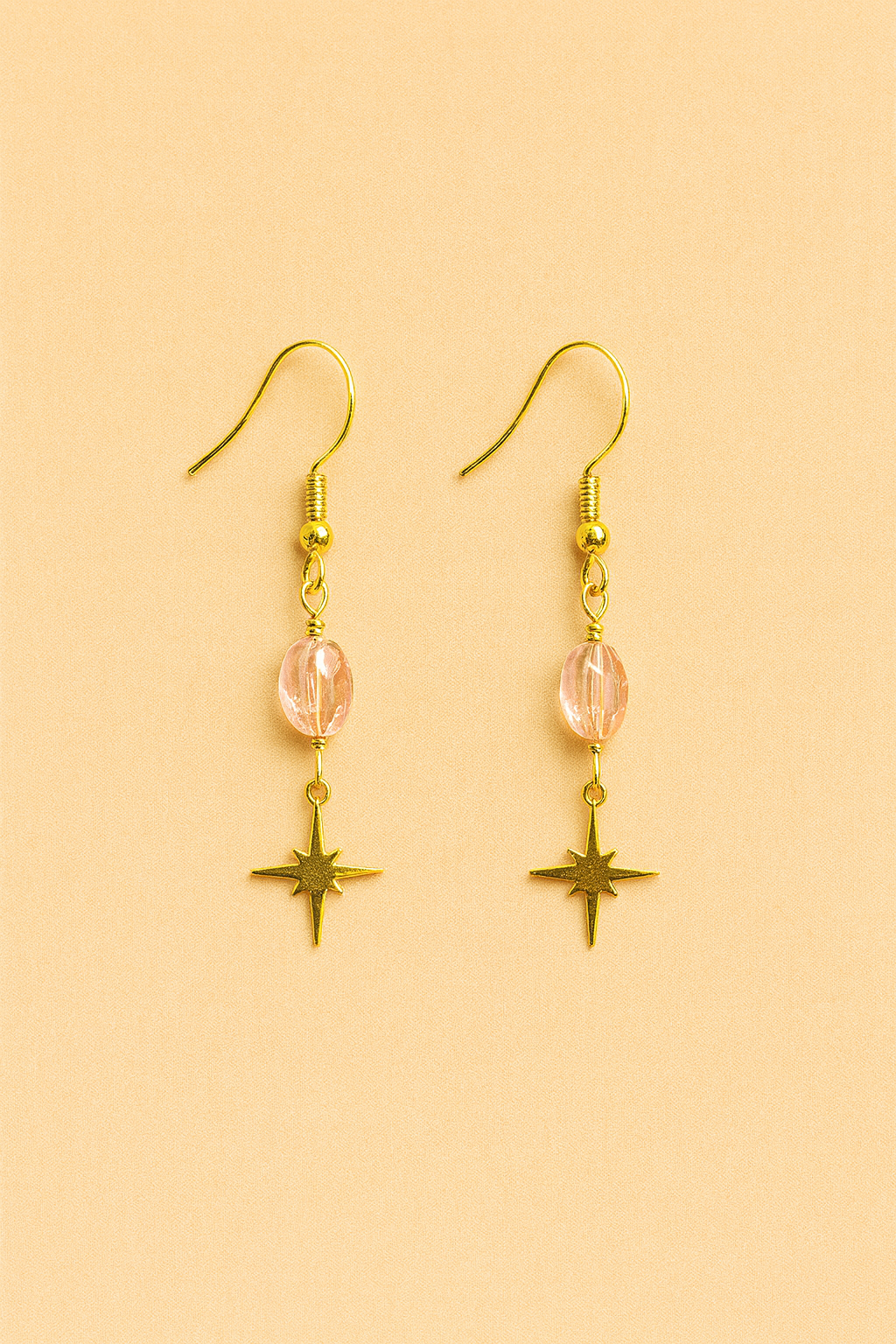 Celestial Rose Drop Earrings