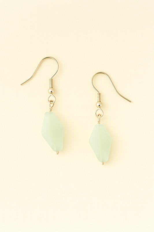 Mint Glow Earrings