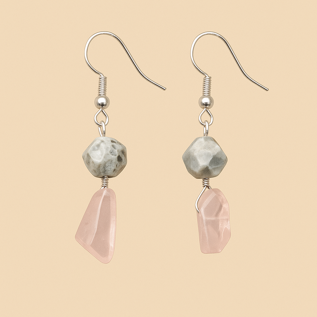 Rose Quartz Serenity Earrings