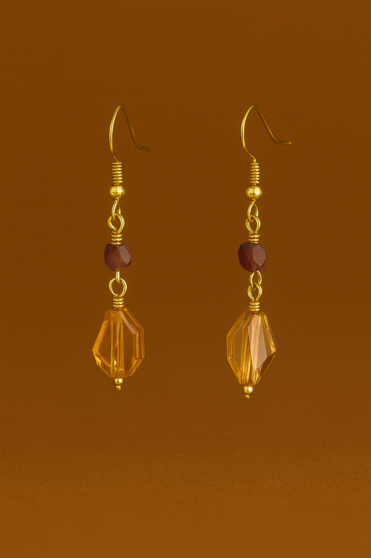 Citrine & Amethyst Harmony Earrings