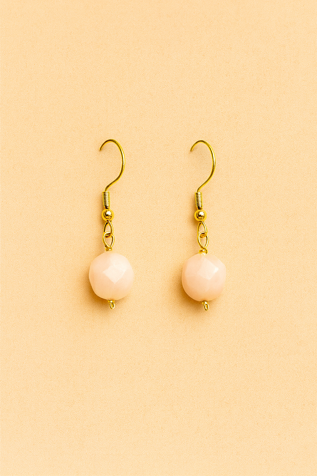 Blush Quartz Drop Earrings