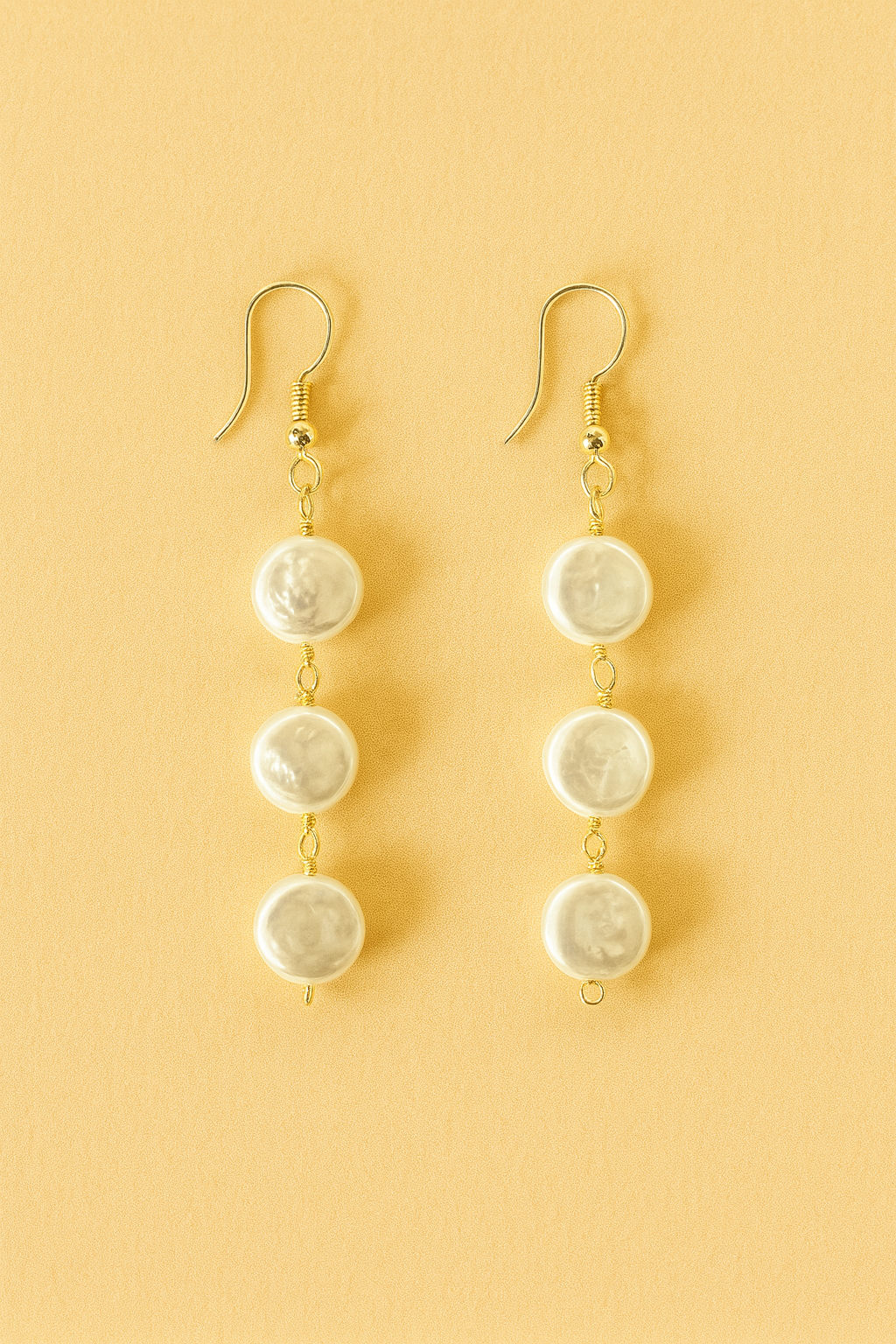 Opaline Trio Pearl Earrings